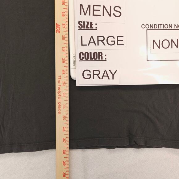 Tommy Bahama Crew Neck Short Sleeve Graphic T Shirt Mens Size Large L Gray - Picture 8 of 9